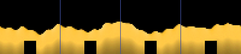 Dunes travelling, cube exterior