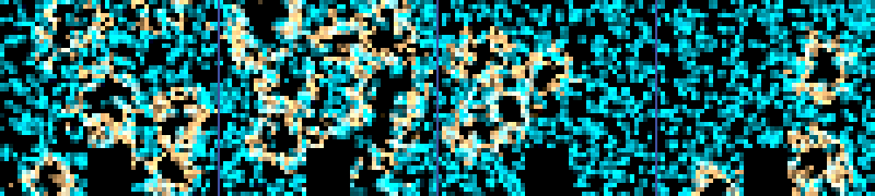 Rockfall, cube exterior