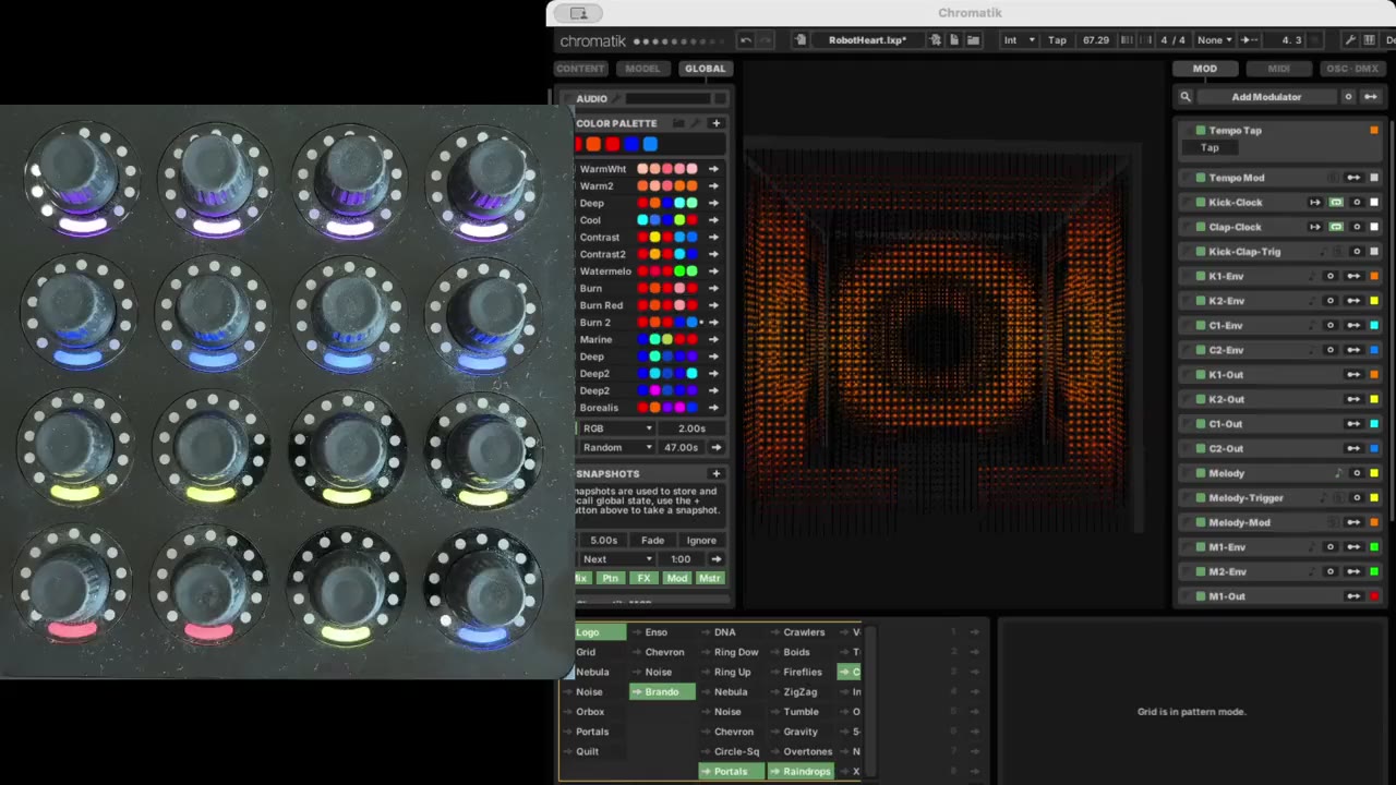 First frame of "Tap tempo"