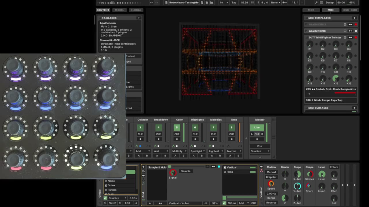 First frame of "Sample and hold"